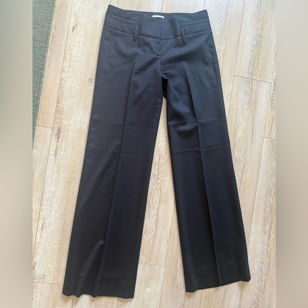 Classic Black Wide-Leg Trousers
